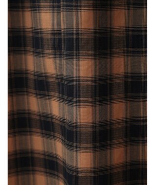 Green Parks チェックペプラムキャミワンピース Orange