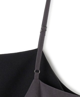 UNFILO L フィブリル キャミワンピース チャコール