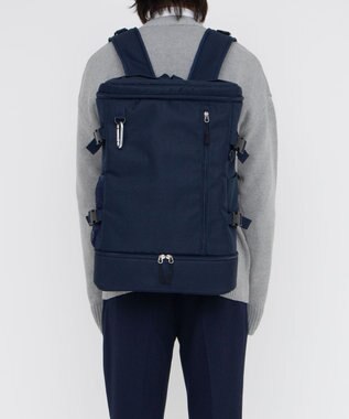 WEGO 【SCHOOLITEM】スクールデイリースクエアリュック ネイビー