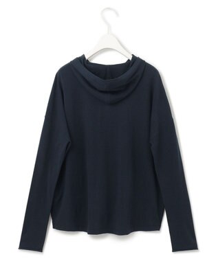 ICB L 【洗える】 ヴィスコースワイド デザインニットプルオーバー ネイビー系