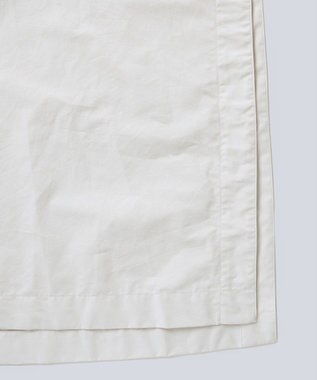 WHITE MAILS COTTON PAPER COMPACT POPLIN KAFTAN ドレス オフホワイト