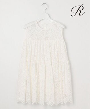 【R(アール)】フラワーコードレース ブラウス