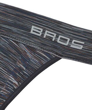 WACOAL MEN Tバック ソフトな着用感 ゴロつきにくい フロント立体設計 ローライズ 前閉じ GF2040 /ブロス バイ ワコールメン ブラック