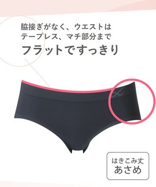 CW-X 【WOMEN】　スポーツショーツ　ビキニ・ハイカット　ストレッチ　/ワコール　HSY301 ブラック