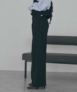 AMERICAN HOLIC 美・美・美あったかワイドパンツ Brown