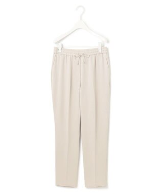 ICB 【洗える】 ライトダブルクロス ドロストパンツ トープ系