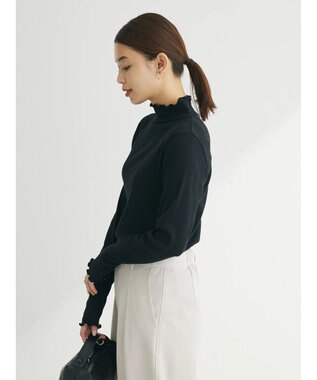 Green Parks ・ＥＬＥＮＣＡＲＥ　ＤＵＥ　テレコハイネックロンＴＥＥ Black