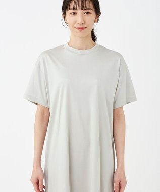 KASHIYAMA 【抗菌消臭】クレンゼ Teeシャツドレス アイスグレー