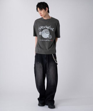 WEGO 【ユニセックス着用ITEM/SMLサイズ展開】アソートグラフィックBIG　T2（SS） 柄4