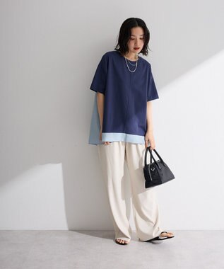 Green Parks バックタックドッキングプルオーバー Navy