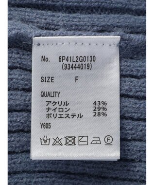 Green Parks ・Ｐｅｔｉｔ　Ｆｌｅｕｒ　Ｖネックラインニットチュニック Blue