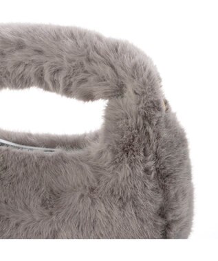 UNBILLION カシュカシュ cachecache / フェイクファー2wayハンドルミニバッグ GY