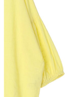 Green Parks Ｉ　ＳＥＴ２点　刺繍７分袖ブラウス＋タンクトップ Yellow