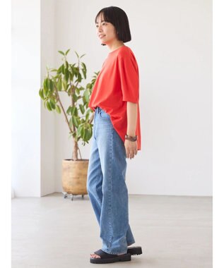 AMERICAN HOLIC 接触冷感袖コンシャスカットプルオーバー Red