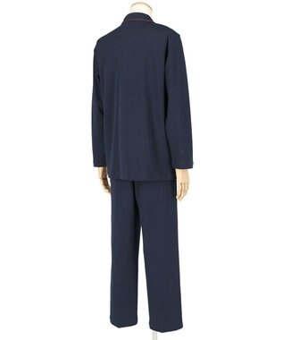 ワコール／睡眠科学 メンズ パジャマ 長袖 長ズボン 綿100%(本体) 天綿使用 レディースパジャマあり(YDW446) 上下セット 前開き YGW447 睡眠科学／ワコール コン