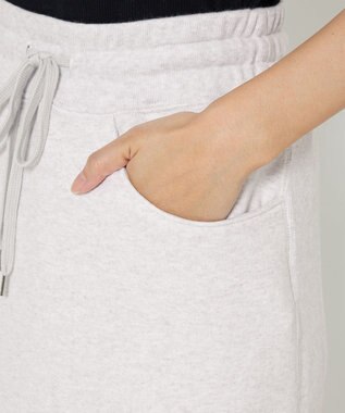 uncrave スウェット スカート（uncrave WHITE） ライトグレー