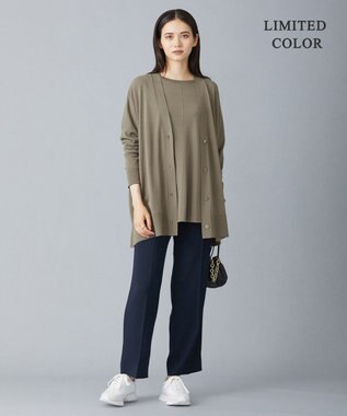 ICB 【洗える・WEB限定カラーあり】 ヴィスコースワイド プルオーバー アッシュカーキ系［WEB限定］