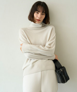 カシミヤビスコース ニットタートル