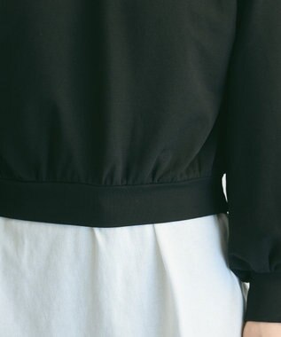 Green Parks ａ．バックレースアップスウェット Black