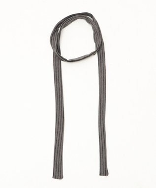 WEGO チョーカー付きボーダーロゴトップ グレー