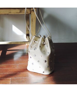 UNBILLION カカトゥ kakatoo / WEB限定ビジューミックスチャーム ドロストバッグ