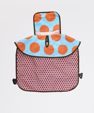 COQ DOTS CROSS ドッグポンチョ レインコート スカイブルー