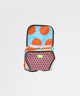 COQ DOTS CROSS ドッグポンチョ レインコート スカイブルー