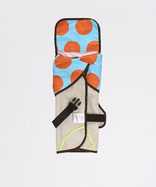 COQ DOTS CROSS ドッグポンチョ レインコート スカイブルー