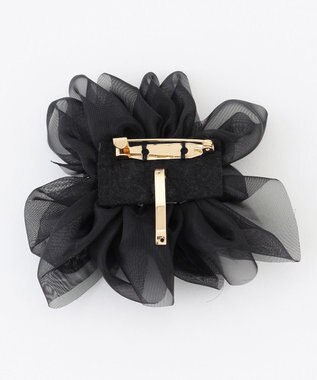 ANY 【2WAY】コサージュヘアクリップ ブラック