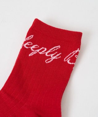 WEGO メッセージロゴソックス レッド