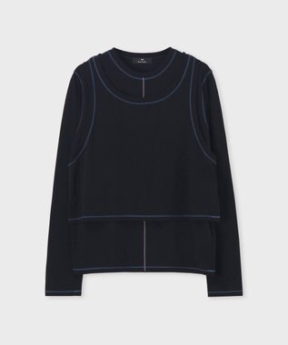 Paul Smith レイヤード シアー カットソー ブラック