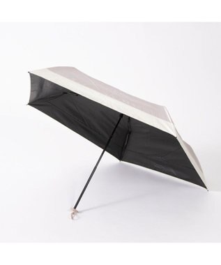 UNBILLION カシュネ cachenez / 【晴雨兼用】【日傘】 【UV カット率99.999.9％以上】PU軽量無地バイカラーミニ折りたたみ傘 ダークベージュ