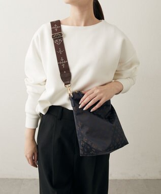 russet アレンジショルダーベルト［Monogram］(CE-1099) D.Brown（ゴールド金具）