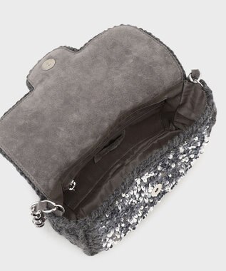 GRACE CONTINENTAL Caterina bertiniスクエアスパンバッグ シルバー