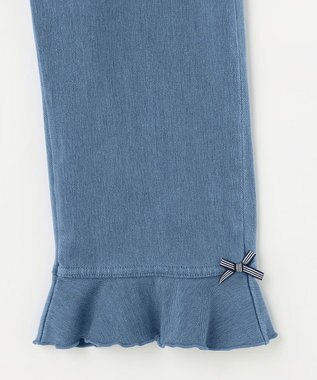 ANY KIDS 【洗濯機可能/接触冷感】ひんやり カットソーパンツ デニム