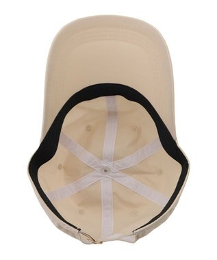 MOONBAT PAUL&JOE ACCESSOIRES(ポール&ジョー）ロゴ入り 深キャップ 帽子 ネコチャーム付 UVカット ホワイト