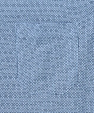 J.PRESS MEN 【ビジネスおすすめ / 吸水速乾】ドレスハニカム ポロシャツ サックスブルー系