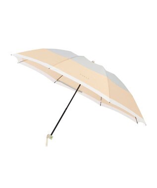 MOONBAT FURLA  折りたたみ傘 カラーボーダー 大きめ55cm 日本製 グレー