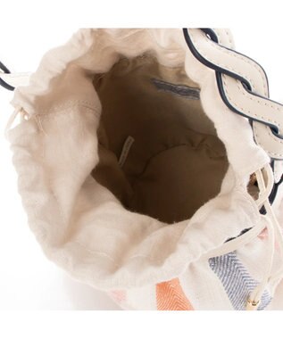 UNBILLION cachecache ミニフリルバケツ型2wayショルダーバッグ ミックス