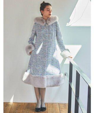 TOCCA WINTER ROMANCE 30周年記念スペシャルコート ブルー系