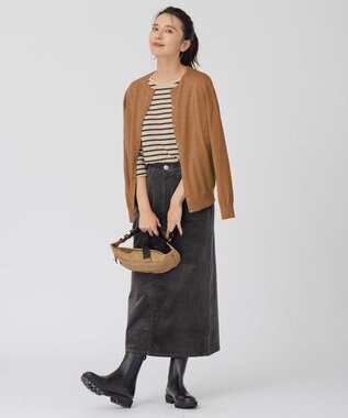 23区 【アンサンブル対応】サステナブルウール カーディガン アンバー