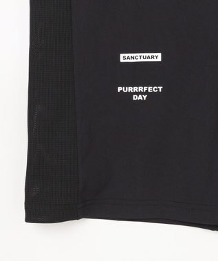 PW CIRCULUS 【MEN】メッシュコンビ モックネック ゴルフ ブラック系