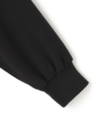 ICB L 【洗える】ジョーゼットジャージー  ドルマンスリーブプルオーバー ブラック系