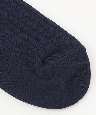 J.PRESS MEN 【J.PRESS BASIC】ハイゲージリブ ソックス ネイビー系