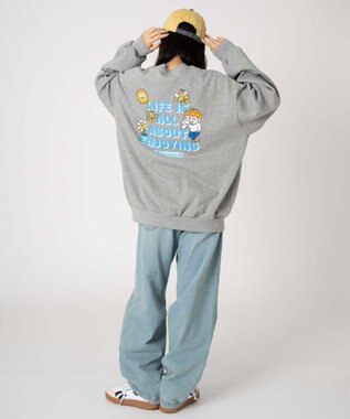 WEGO 【裏起毛/ユニセックス着用ITEM/SMLサイズ展開】アソートグラフィックプルオーバー（4） 柄52