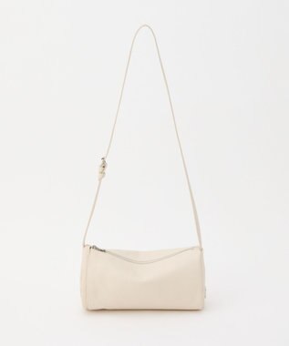 russet ソフトレザーロールショルダーバッグ(CE-1661) Ivory