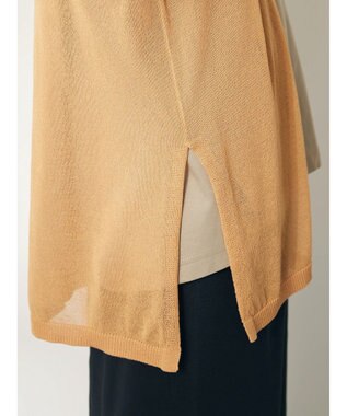 CRAFT STANDARD BOUTIQUE シアーニットトッパーカーディガン Brown