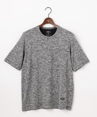 JOSEPH ABBOUD MOUNTAIN 【ゆったり】ランダムスラブリップ アウトドア Tシャツ グレー系