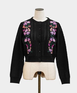 TOCCA 【キャンセル分販売！】FRAGRANCE OF FLOWERS カーディガン ブラック系