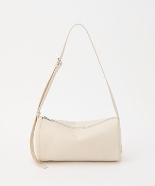 russet ソフトレザーロールショルダーバッグ(CE-1661) Ivory